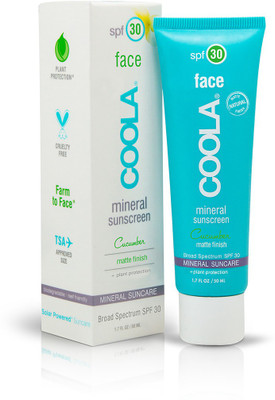 

Coola Mineral Sunscreen, Cucumber Matte Finish, High Protection SPF 30 - SPF 30(50 ml)