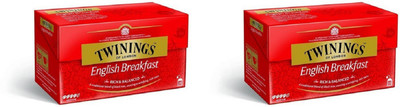 

Twinings English Breakfast Tea, 25 Tea Bags - (Pack of 2) Tea Bags(25 g, Box)