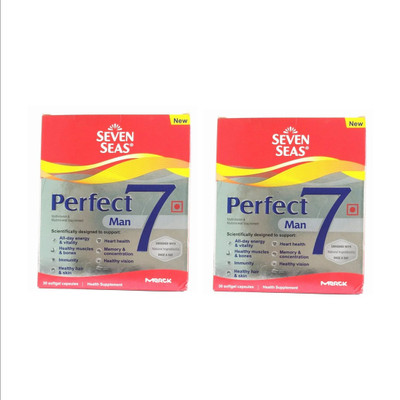 

Merck Limited Seven Seas Perfect 7 Man Immunity & Healthy Hair(60 No)