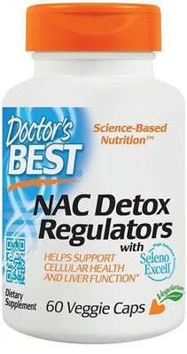 

Doctor's Best NAC Detox Regulators with Seleno Excell -- 60 Veggie Caps(60 No)
