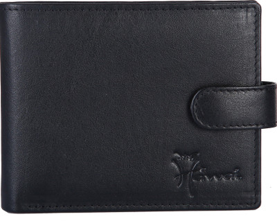 

Hawai Men Black Genuine Leather Wallet(11 Card Slots)