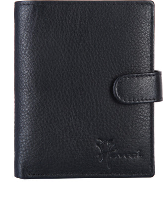 

Hawai Men Black Genuine Leather Wallet(14 Card Slots)