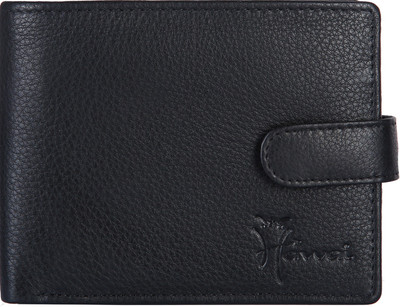 

Hawai Men Black Genuine Leather Wallet(12 Card Slots)