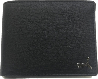 

UNIQUS Men Black Genuine Leather Wallet(4 Card Slots)