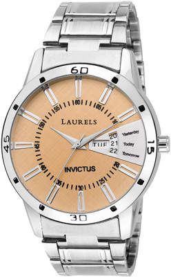 LAURELS LAURELS Essential Men's Day & Date Watch - Classic and Functional Design Essential Day & Date Function Analog Watch  - For Men