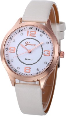 Geneva Platinum Stylish White Dial GP-362 Watch  - For Women   Watches  (Geneva Platinum)