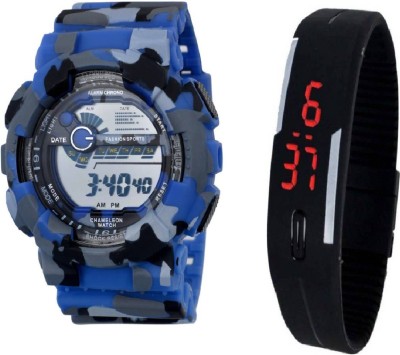 LAVISHABLE Latest Digital Sports watch American Brand Blue Model No YYYGHJSDFJ 2313 Watch - For Boys Watch  - For Boys   Watches  (Lavishable)
