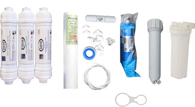 

Bluenova 1 Year RO service Kit with Duster Inline set, TFC-Micro (MCM) 80 GPD membrane, Bowl, Housing (MH), Spun and Other Accessories Solid Filter Cartridge(5, Pack of 8)