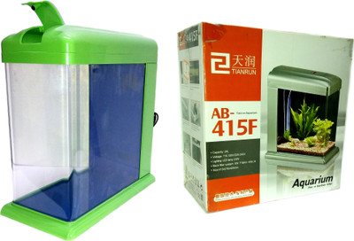 

TIANRUN Aquarium [AB-415F] | Capacity: 24L | LED Lamp: 2.5W | Filter System: 5W F.MAX: 400L/Hr | (Patent Products With Germany Technology For A Better Life) | Rectangle Aquarium Tank(24 L)