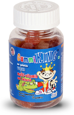 

Gummi King GK01 Strawberry, Lemon, Grape, Orange, Peach Flavored Gummies(85 g)
