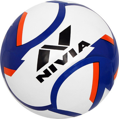 

Nivia DOMINATOR Football - Size: (Pack of 1, White, Multicolor