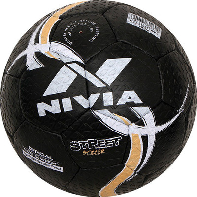 Nivia STREET Football - Size: 5(Pack of 1, Black) available at flipkart for Rs.745