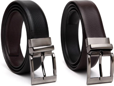 

Black Bull Men & Women Formal, Casual Black, Brown Genuine Leather Reversible Belt