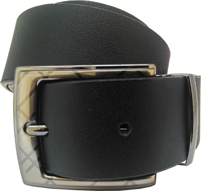 

LOOPA Men Formal Black Artificial Leather Belt
