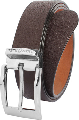 

Alfami Men Casual, Party, Formal, Evening Brown Genuine Leather Belt, Brown wrinkle