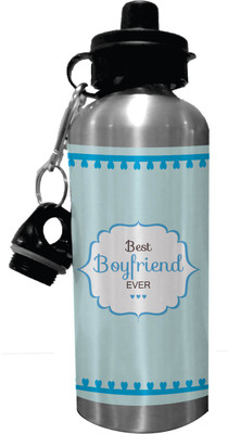

Giftsmate Valentines Day Gifts Best Boyfriend Ever Stainless Steel Sipper Water Bottle 600 ml Sipper(Pack of 1, Multicolor)