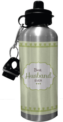 

Giftsmate Valentines Day Gifts Best Husband Ever Stainless Steel Sipper Water Bottle 600 ml Sipper(Pack of 1, Multicolor)