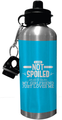 

Giftsmate Valentine Gifts I am Not Spoiled My Girlfriend Love Me Stainless Steel Sipper Water Bottle 600 ml Sipper(Pack of 1, Multicolor)