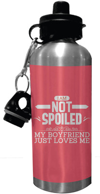 

Giftsmate Valentine Gifts I am Not Spoiled My Boyfriend Love Me Stainless Steel Sipper Water Bottle 600 ml Sipper(Pack of 1, Multicolor)