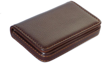 

U. R. GOD 20 Card Holder(Set of 1, Brown)