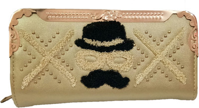 

Divu Collections Casual Gold Clutch