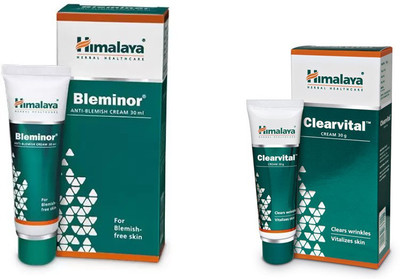 

Himalaya Bleminor Anti Blemish Cream, clearvital face cream(Set of 2)