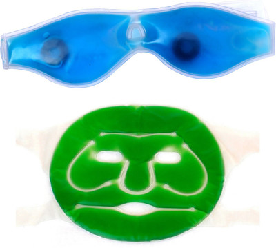 

Healthllave Combo Pack | 1 Aloe Vera Gel Eye Mask and 1 Cooling Gel Face Mask (Pack of 2)(Set of 2)