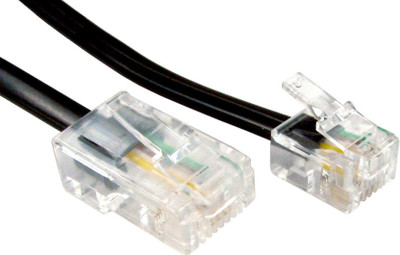 

SCORIA Meter Corded Landline Phone Network Cable(Black)