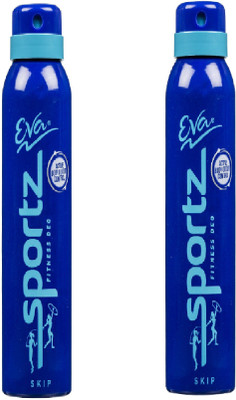 

EVA Skip Sportz Set Of 2 Deodorant Spray - For Women(125 ml, Pack of 2)