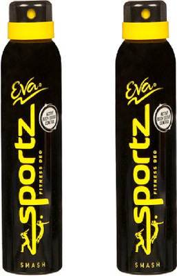 

EVA Smash Sportz Set Of 2 Deodorant Spray - For Women(125 ml, Pack of 2)