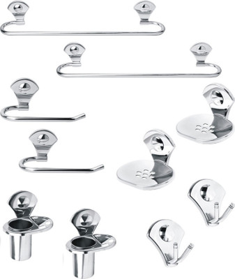 

Jen Royal 10 Pcs Stainless Steel Bathroom Set(Pack of 10)