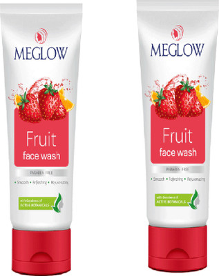 

meglow Fruit Face Wash 140 g Set of 2 Face Wash(70 g)