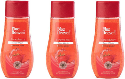 

Blue Heaven STRAWBERRY FACE WASH, 300ML, PACK OF 3 Face Wash(300 ml)