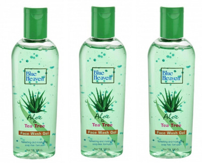 

Blue Heaven ALOE VERA & TEA TREE FACE WASH, 300ML, PACK OF 3, COMBO BY BEAUTYANDCARE Face Wash(300 ml)