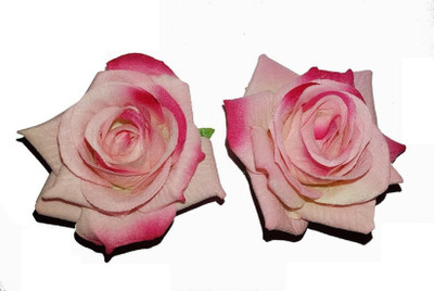 

Fully Flower Hair Accessories For Bridal , Women And Girls(Light Dark Pink) Hair Clip(Pink)