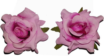 

Majik Flower Hair Accessories For Bridal , Women And Girls(Light Pink) Hair Clip(Pink)