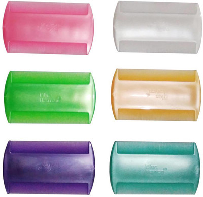 

Blue Heaven "6-tooth comb" set of 6 multi color hair comb