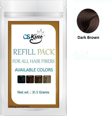

Osking Hair Building Fibers Refill Pack 31.5Grams (Hair Loss Concealer) For All Fibres (Dark Brown)�(31.5 g)