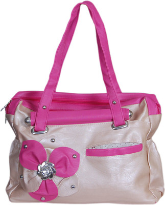 

Lencho Shoulder Bag(Silver, Pink), Pink;silver