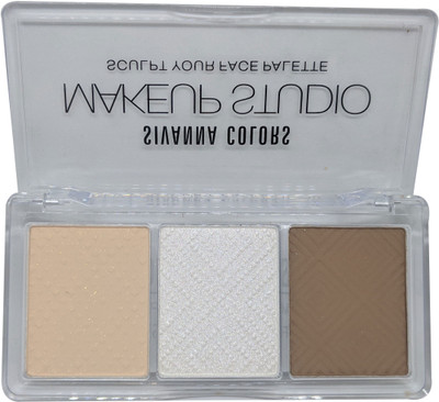 

Sivanna Makeup Studio Sculpt your face palette Highlighter(02)