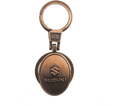 

Shubheksha Maruti Suzuki Double Ring Locking (Brown) Key Chain