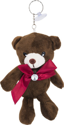 

Shubheksha Cute Teddy Bear with Vacuum Cup Brown Key Chain