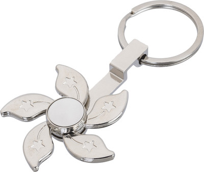 

Shubheksha Flopwer Shape Fidget Hand Spinner Key Chain