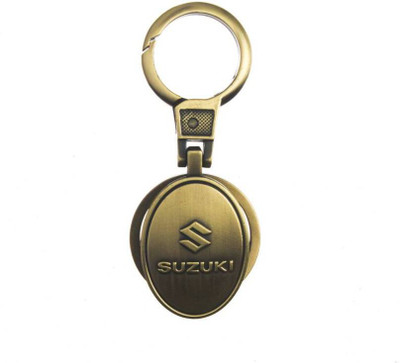 

Shubheksha Maruti Suzuki Double Ring Locking (Gold) Key Chain