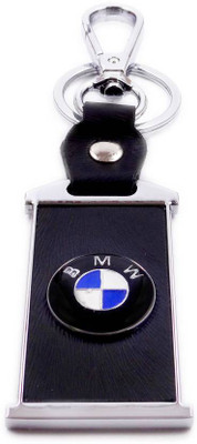 

Shubheksha BMW Logo Leather-Metallic Locking Key Chain