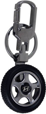 

Shubheksha Rotary Wheel Hyundai Logo Locking Key Chain