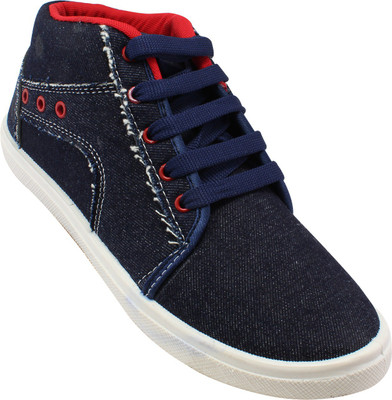

Claptrap Boys Lace Casual Boots(Blue