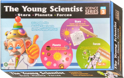 

Ekta The Young Scientist Series 3 Set Part Science Kit Stars, Planets, Forces(Multicolor)