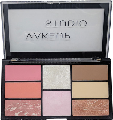 

Sivanna Makeup Studio Pro Blush & Contour & Highlight(Pack of 8)