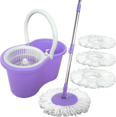 Prince Best Quality (Color may vary as per products availability) Mop Set(Purple 1.23 m)